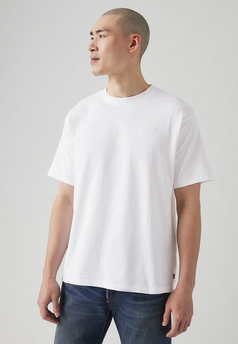 Minimal White Crew Tee